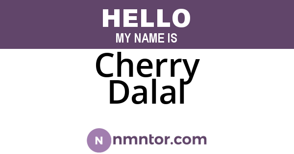 Cherry Dalal