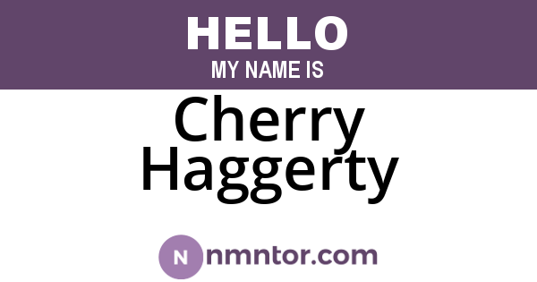 Cherry Haggerty