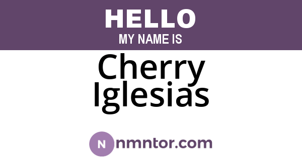 Cherry Iglesias