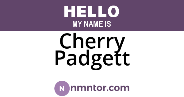 Cherry Padgett