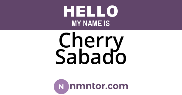 Cherry Sabado