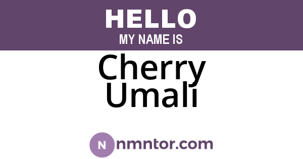 Cherry Umali