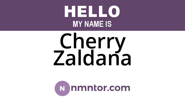 Cherry Zaldana