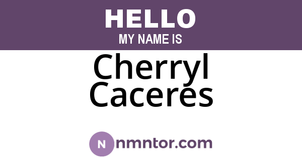 Cherryl Caceres