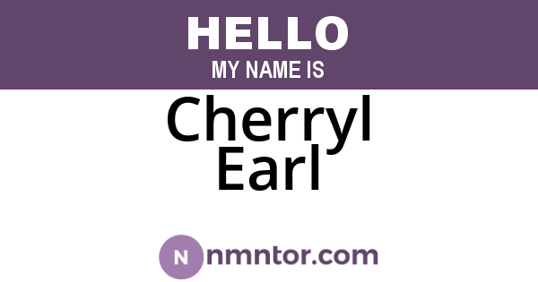 Cherryl Earl
