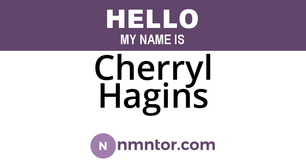 Cherryl Hagins