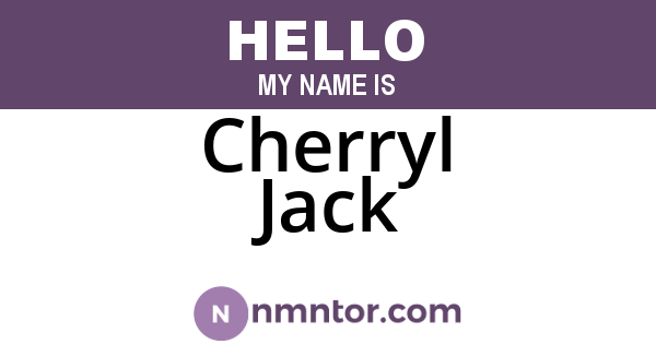 Cherryl Jack