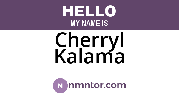 Cherryl Kalama