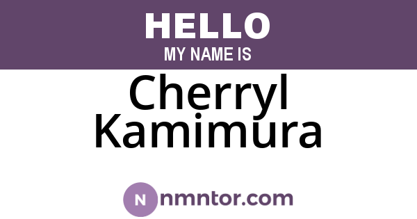 Cherryl Kamimura