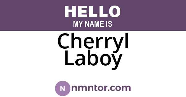 Cherryl Laboy
