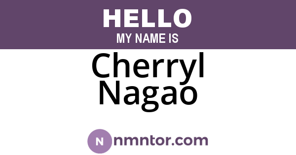 Cherryl Nagao