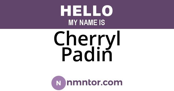 Cherryl Padin
