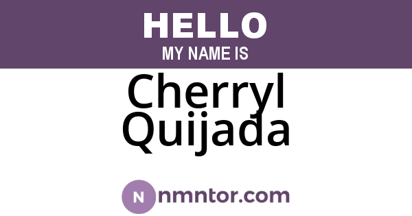 Cherryl Quijada