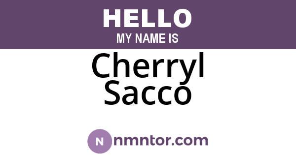 Cherryl Sacco