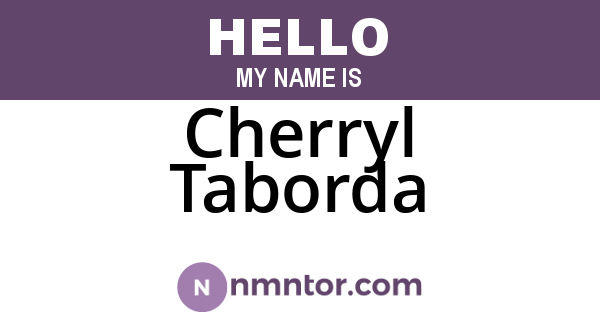 Cherryl Taborda