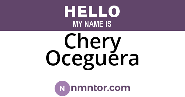 Chery Oceguera