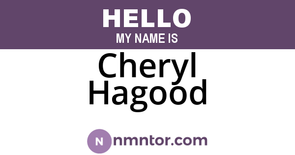 Cheryl Hagood