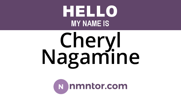 Cheryl Nagamine