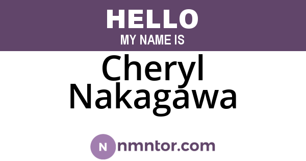 Cheryl Nakagawa