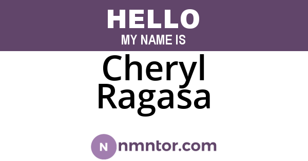 Cheryl Ragasa