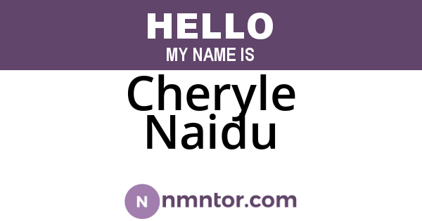 Cheryle Naidu