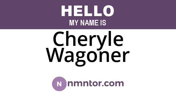 Cheryle Wagoner