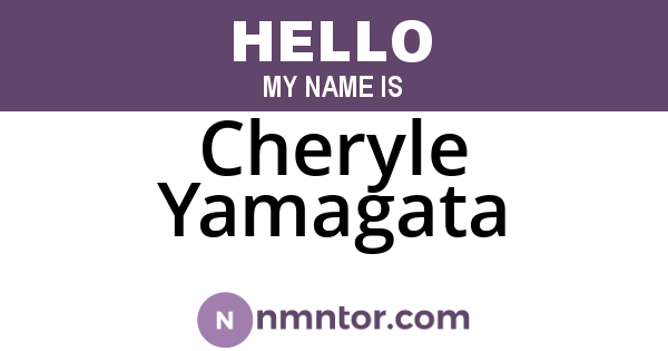 Cheryle Yamagata