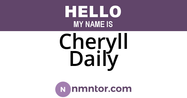 Cheryll Daily
