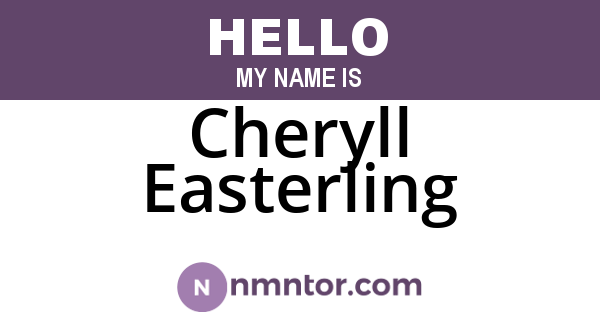 Cheryll Easterling