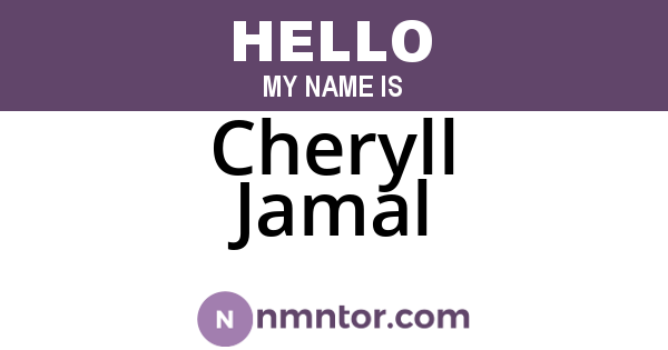 Cheryll Jamal
