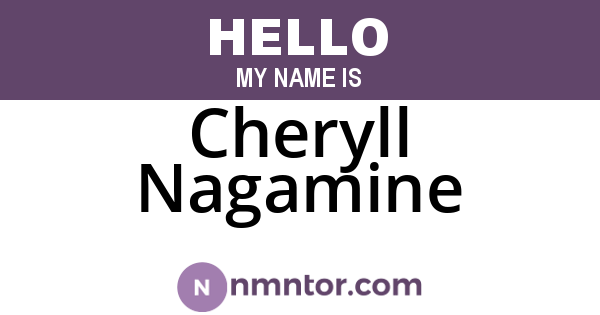 Cheryll Nagamine