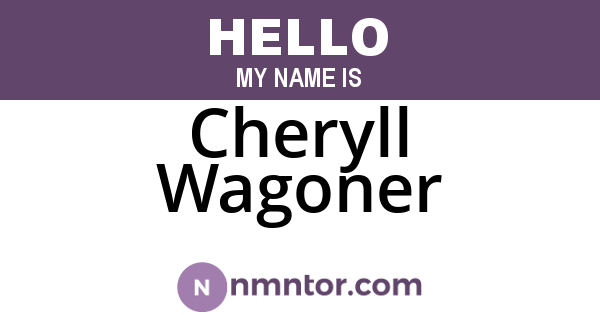 Cheryll Wagoner