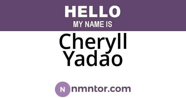 Cheryll Yadao