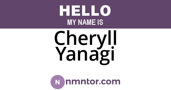 Cheryll Yanagi