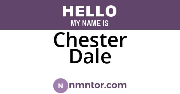 Chester Dale