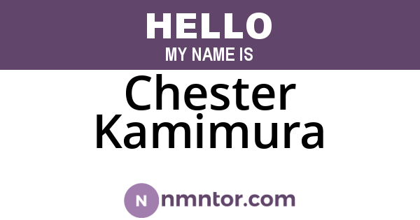 Chester Kamimura
