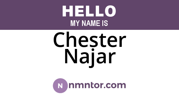Chester Najar