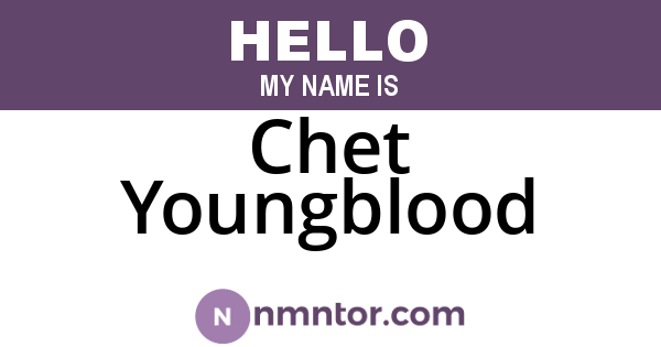 Chet Youngblood