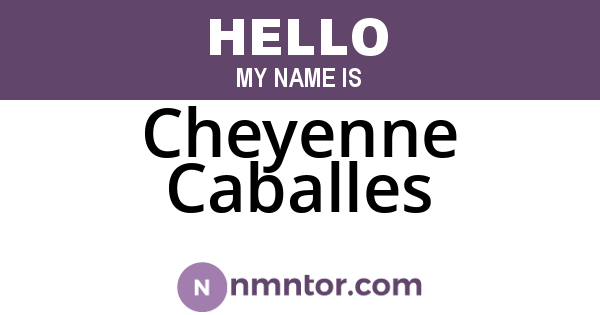 Cheyenne Caballes