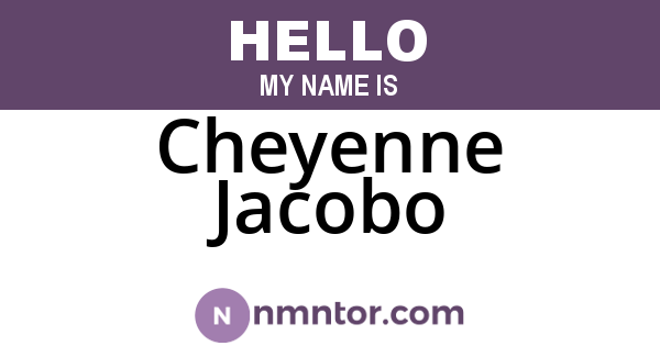 Cheyenne Jacobo