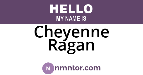 Cheyenne Ragan