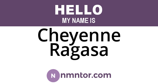 Cheyenne Ragasa