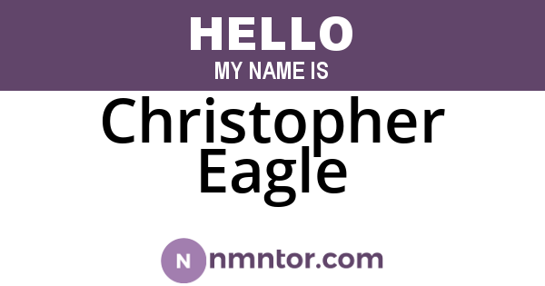 Christopher Eagle