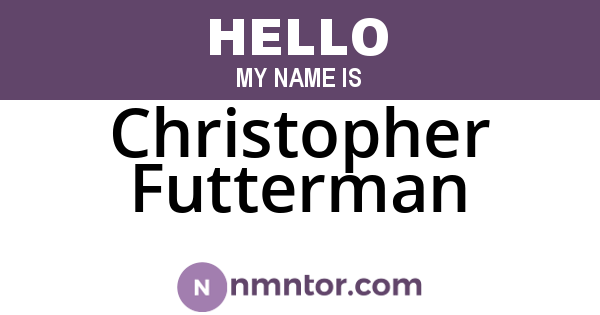 Christopher Futterman