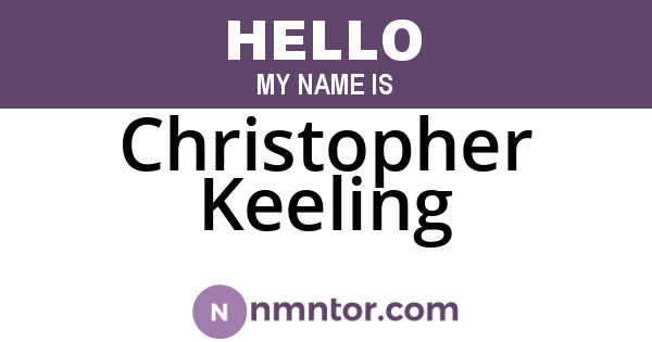Christopher Keeling