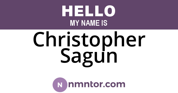 Christopher Sagun