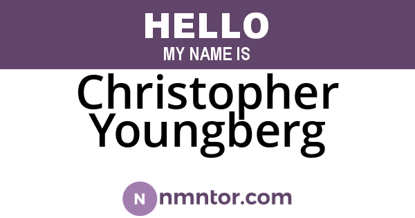 Christopher Youngberg