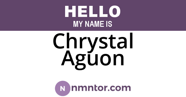 Chrystal Aguon
