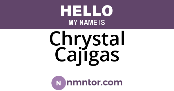 Chrystal Cajigas