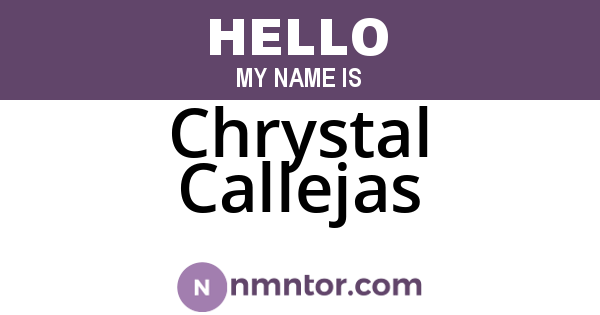 Chrystal Callejas